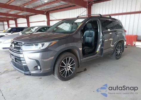 2018 Toyota Highlander Se from USA, damaged, VIN 5TDJZRFH5JS812954